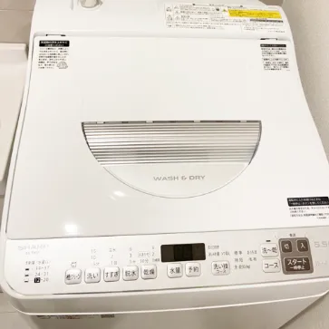 簡易乾燥機能付き洗濯機